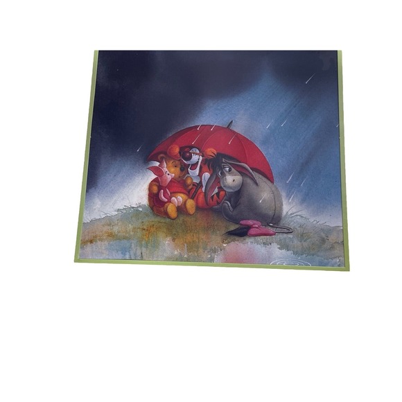 Disney Winne The Pooh Art Print Seasons Spring by Walt Disney 8-1/2" NOS - Picture 2 of 4